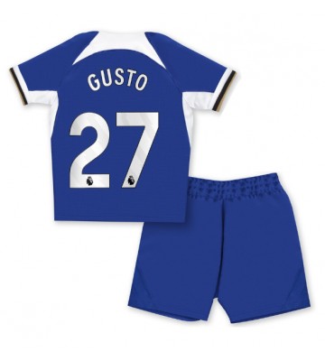 Chelsea Malo Gusto #27 Primera Equipación Niños 2023-24 Manga Corta (+ Pantalones cortos)